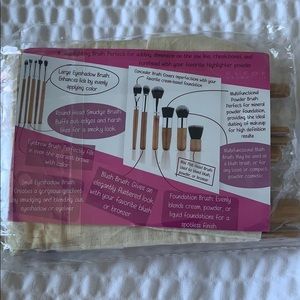 11 Make Up Bamboo Brush Set with Pouch